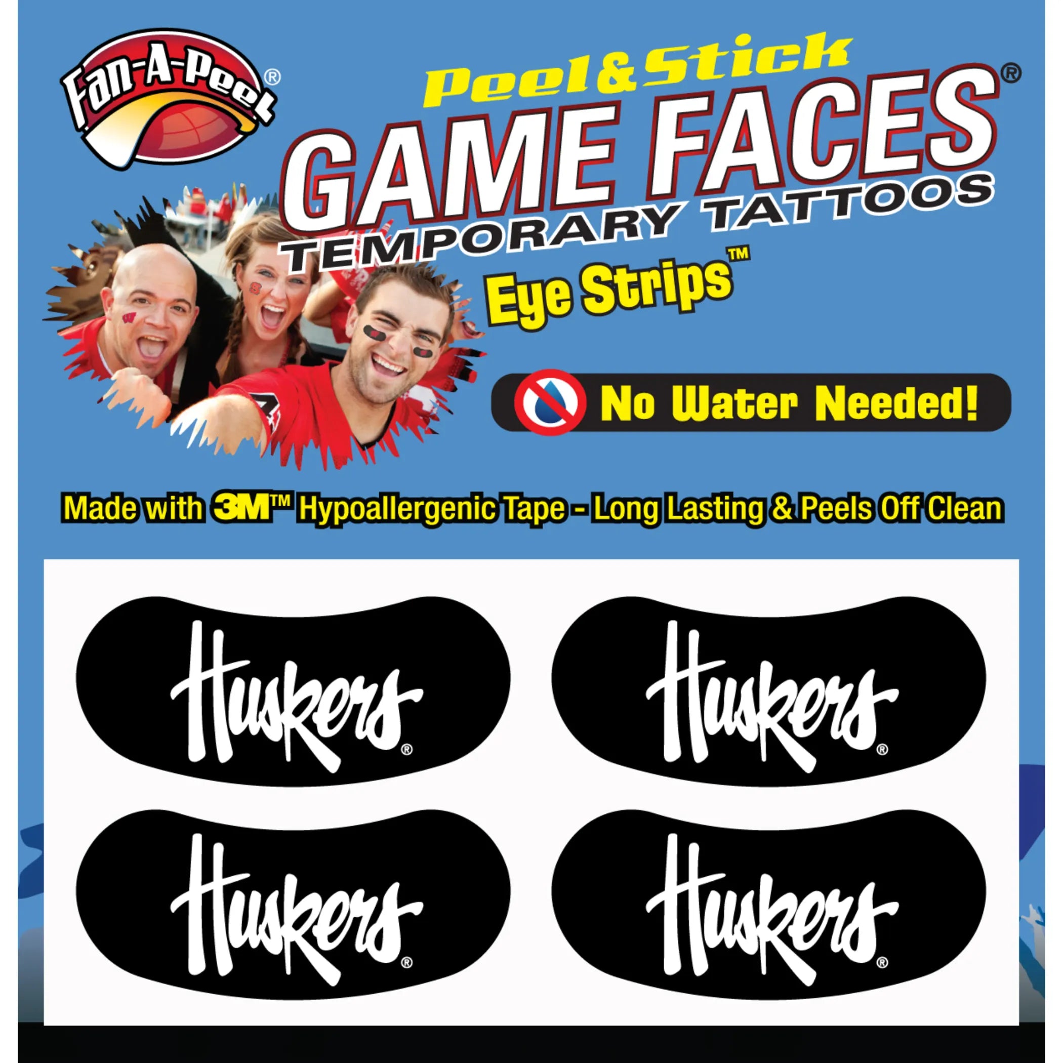 Black Eye Strips Fan-A-Peel / Gamesfaces