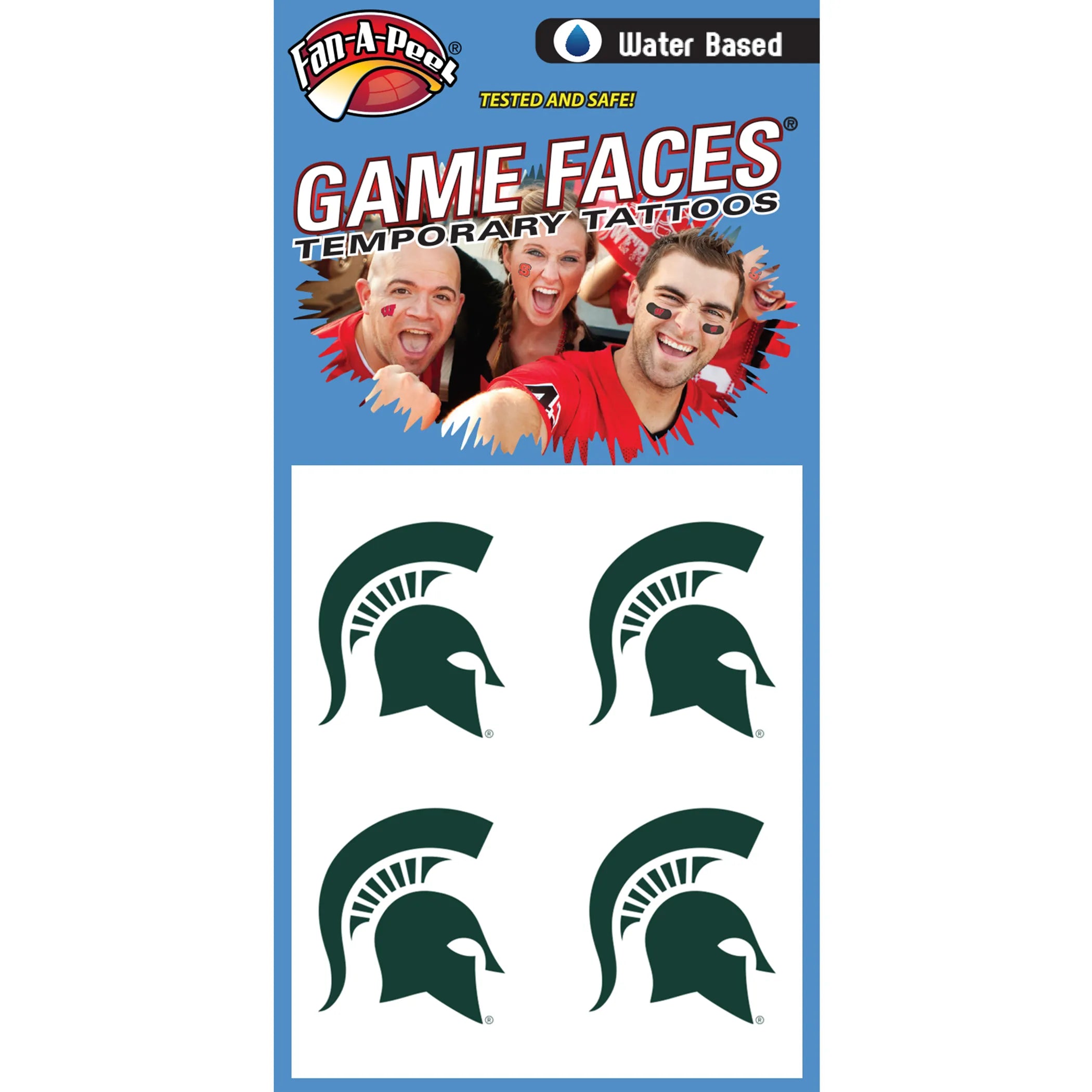 Fan-A-Peel / Gamesfaces Water Tattoos