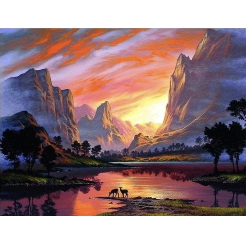 5D Diamond Painting Landscape Decorative Painting