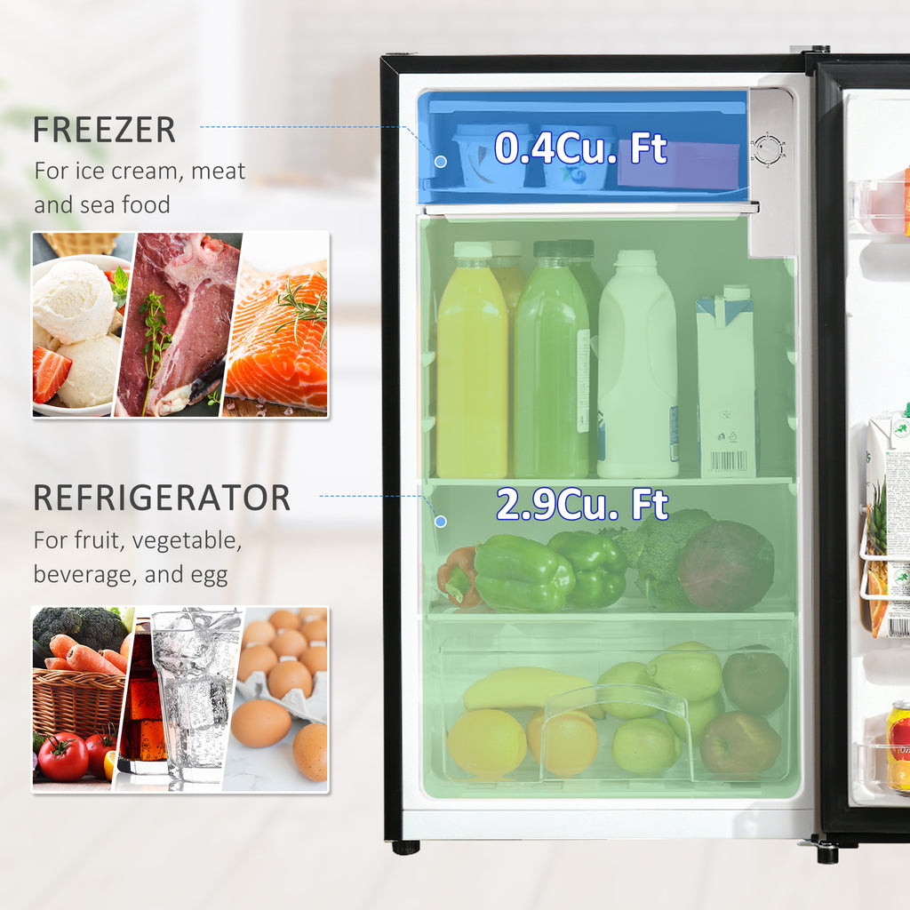 Mini Fridge with Freezer