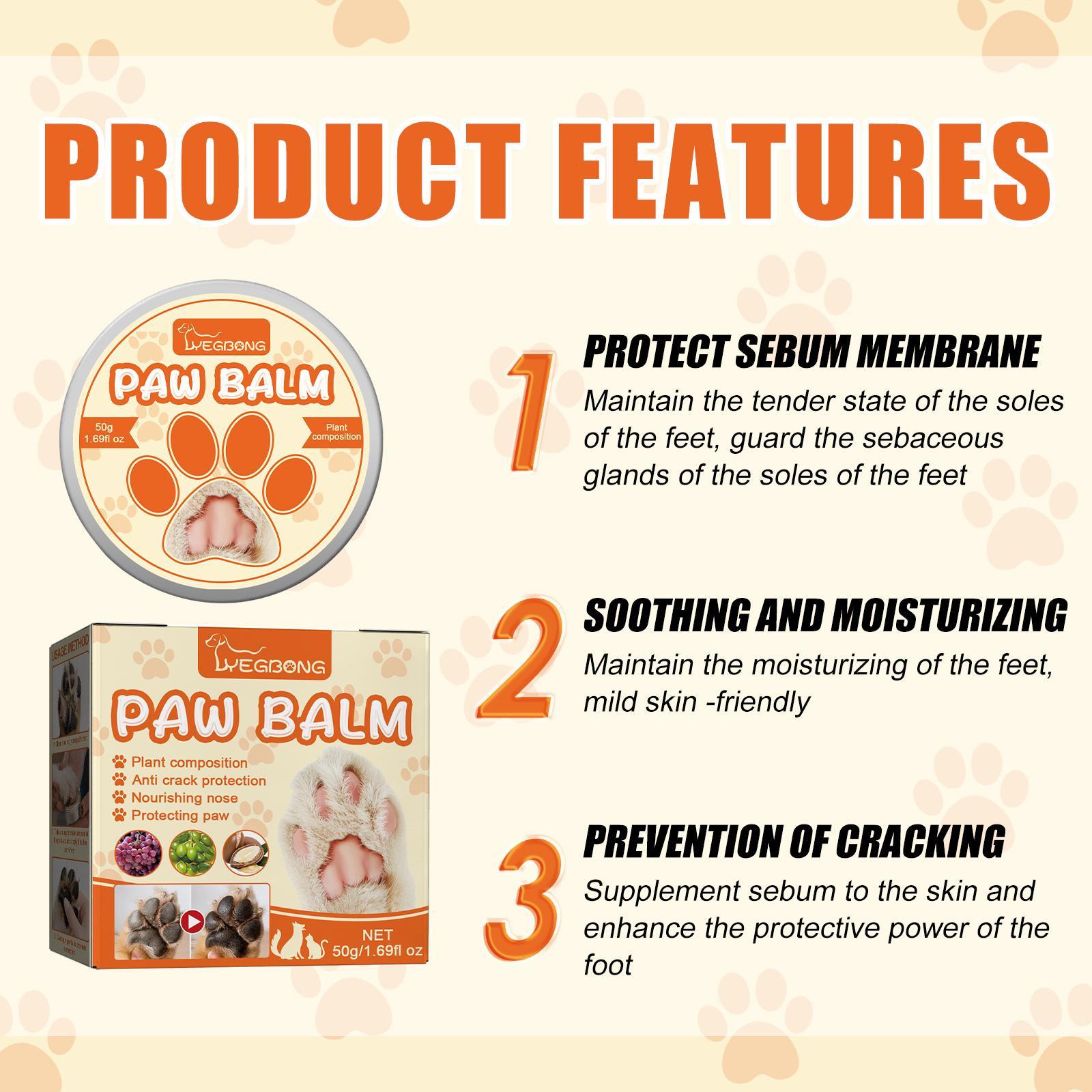 Igbang Pet Moisturizing Paw Cream For Cats And Dogs Universal Moisturizing Paw Pads Dry Crack Care Cream