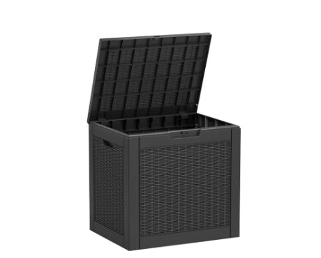 31-gallon Deck Box, An External Storage Box That Can Be Locked Outdoors For Use, With External Waterproof Resin