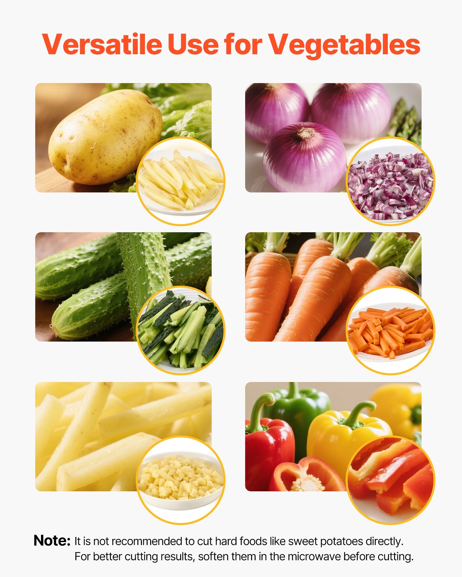 Electric French Fry Cutter Stainless Steel Vegetable Chopper With 2 Blades