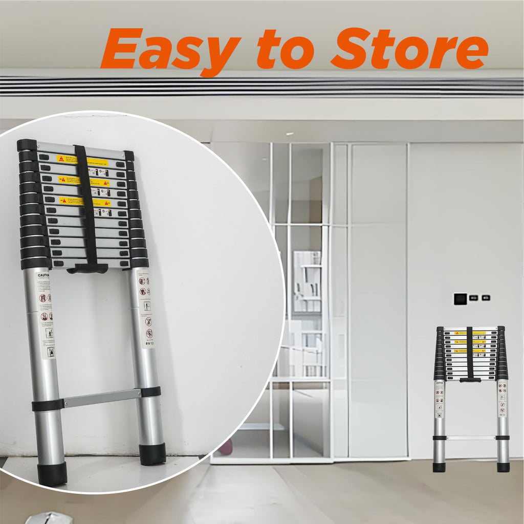 Aluminum Telescoping Ladder For Outdoor Work