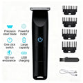 Men Pro Electric Hair Clippers Beard Trimmer Cutting Barber Shaving Machine Black(Logistics Only For USPS.TK/TMEU Only For Self-pickup)
