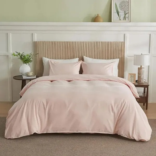 Serta Simply Clean Pleated Duvet Cover Queen