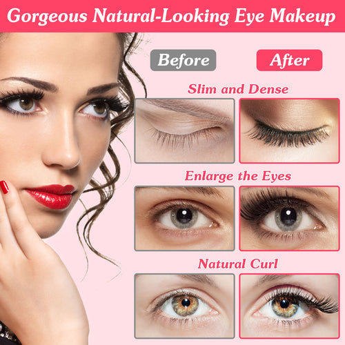 1Pc 2 In 1 Clip Comb Heated Eyelash Curler Electric Mini Lash Curler Natural Eye Lash Makeup Tool With 3 Temp Settings 15Mins Shutdown