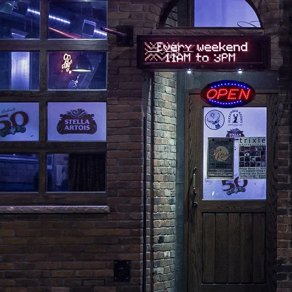 Ultra Bright LED Neon Open Sign  Normal Lighting Store Business Sign Animated Motion