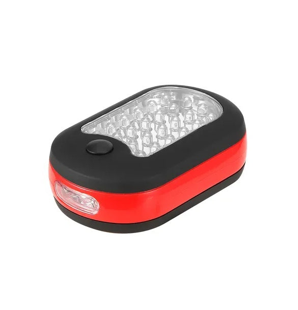 Compact Work Light 27LEDs Hang Lights Portable Magnetic Flashlight With Hook For Camping Hiking Emergency