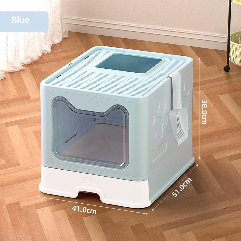 Cat Litter Box Front Entry Enclosed Extra Large Litter Box With Litter Catching Lid And Scoop For Big Cats Kitty