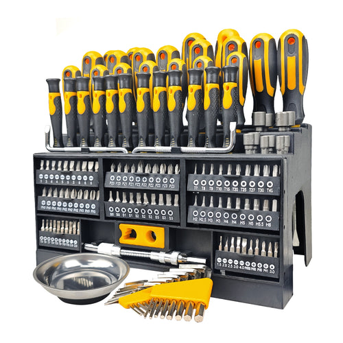 145-Piece Magnetic Screwdriver Set, Professional Repair Tool Kit, Ideal For Home Maintenance, Auto Repair Great Gift For Men, Moving Present