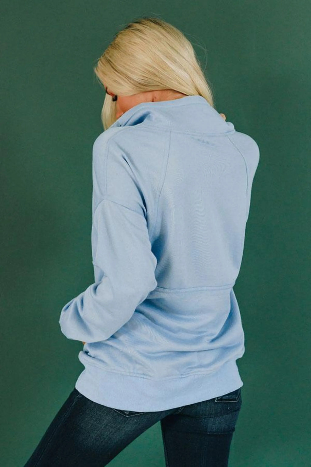 Wonderful World Half Zip Pullover