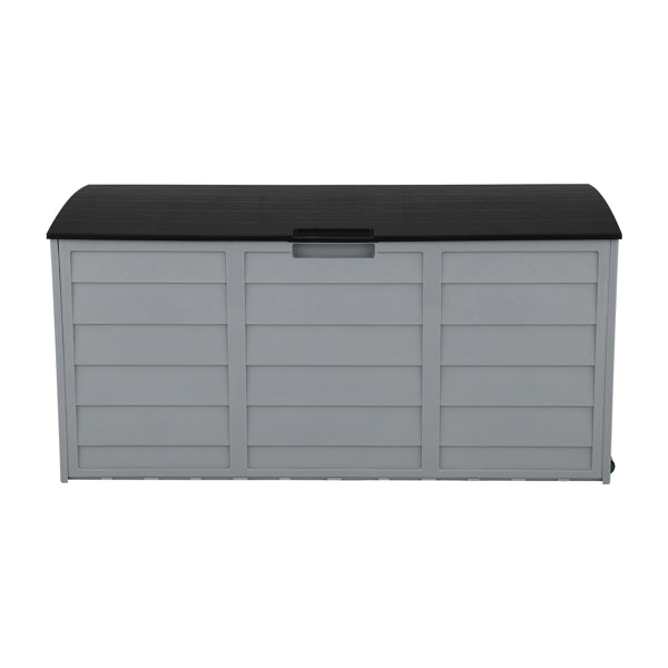75gal 130lb Black Lid Plastic Patio Storage Box