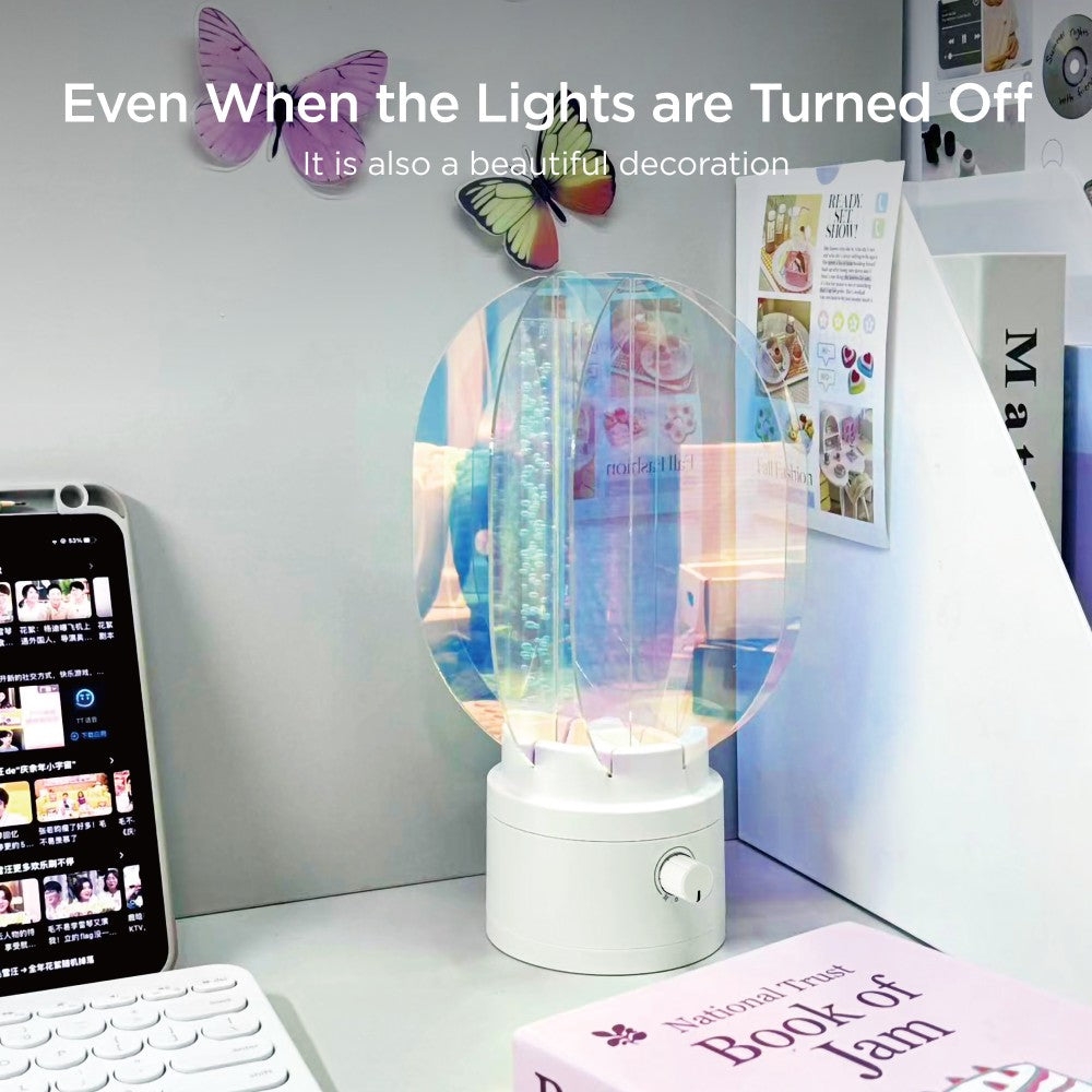 The Plastic Version Of The Aurora Lamp Is Lightweight And Easy To Carry, And The Fantastic Colors Resemble The Aurora, Creating A Great Romantic Atmosphere.