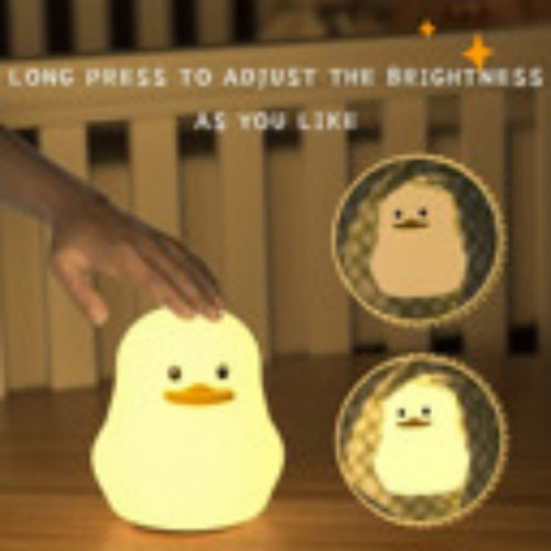 1 LED Bunny,Fat BearStupid Bea,rChestnut Bea,rDuck Night Light,Cute Rainbow Light Changing Silicone Light, Pat Control, USB Charging Soft Silicone Light, Christmas Gift For Girls, Boys Random Color
