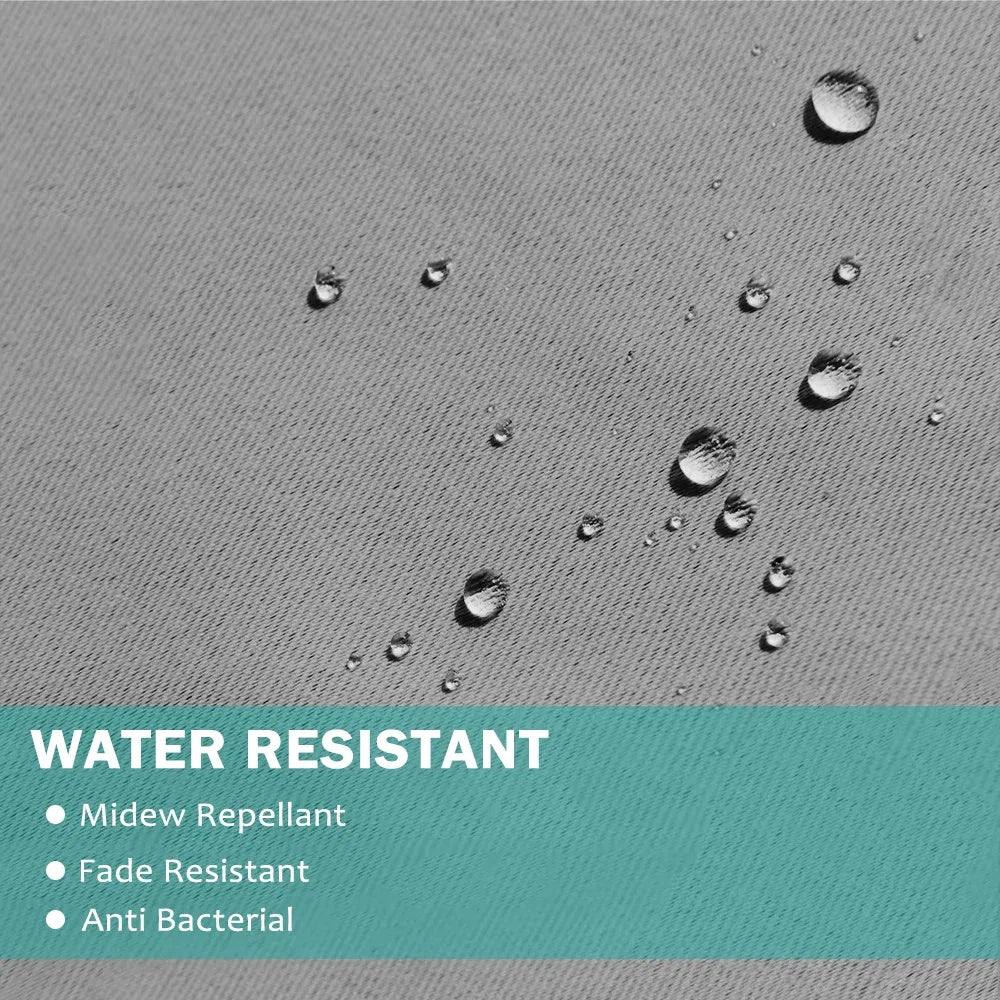 50 In. X 84 In. Indoor Outdoor Grommet Curtain 1 Panel - 3 Color Options Available