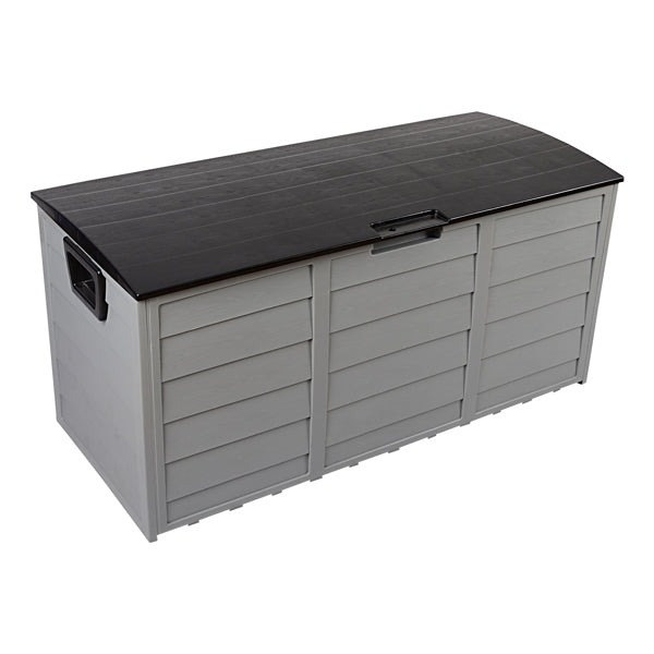 75gal 130lb Black Lid Plastic Patio Storage Box