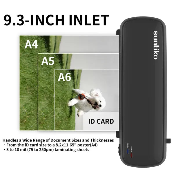 Versatile Laminator Machine,It Has Quick Warm Up, Fast Laminating Documentation And Photos, Increases Their Long Term Color Preservation. Suitable For Family, Office And School A4/A5/A6 Size