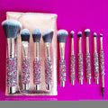 10 IN 1 Diamond Inlaid Handmade Custom Makeup Brush
