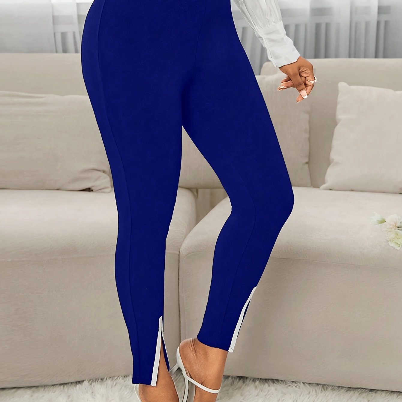 European And American Elegant Commuting Slim-fit Pants