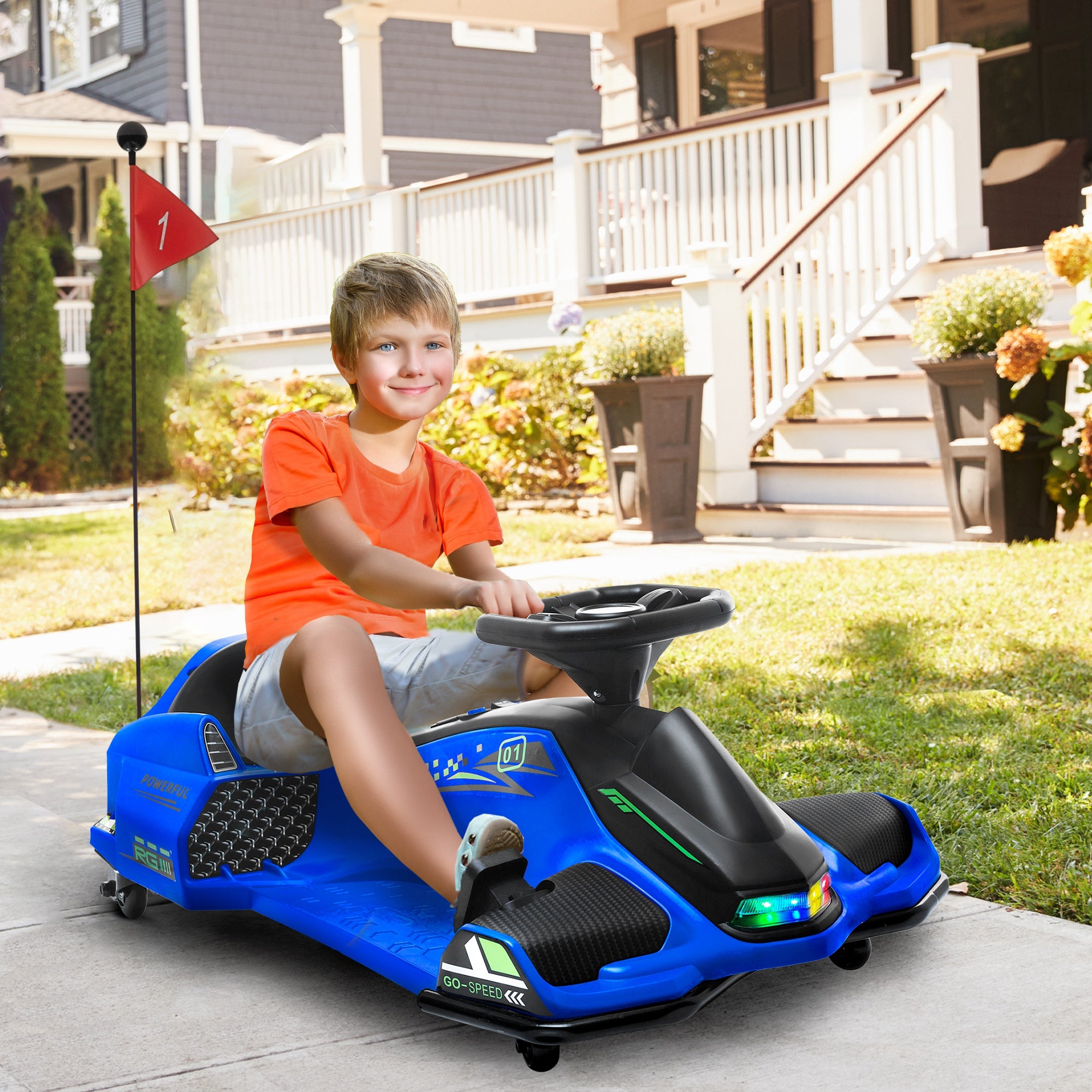 12V Electric Drifting Go Kart w/ Slow Start