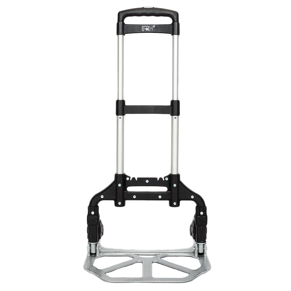 Portable Foldable Telescopic Trolley, Driver's Cart, Luggage Cart, Black