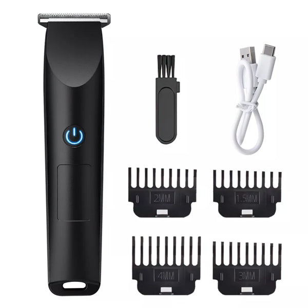 Men Pro Electric Hair Clippers Beard Trimmer Cutting Barber Shaving Machine Black(Logistics Only For USPS.TK/TMEU Only For Self-pickup)
