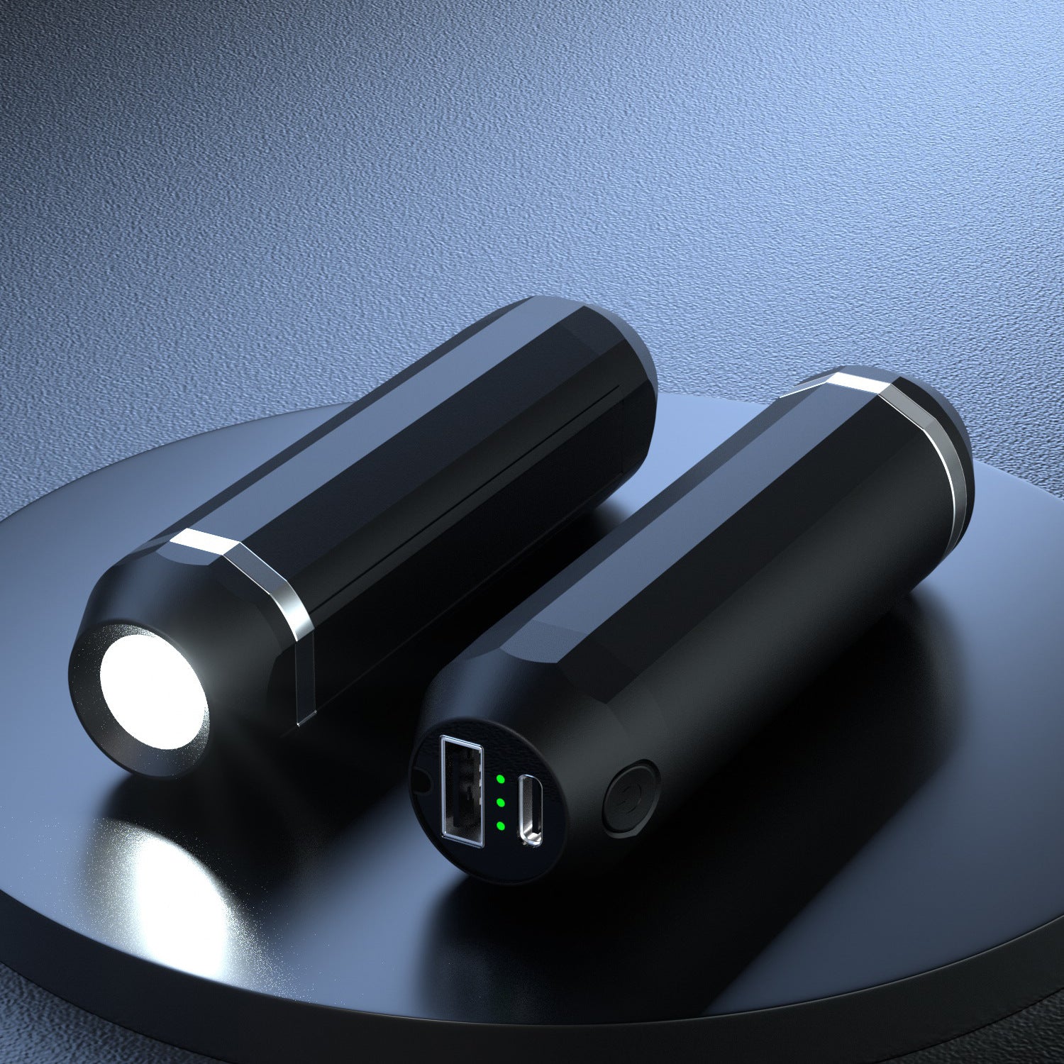 Hand Warmers Powerbank 2 Pack,  Electric Heat For Camping Hiking Hunting Golf Heater Reusable Portable Pocket Heater With Split Magnetic And Flashlight