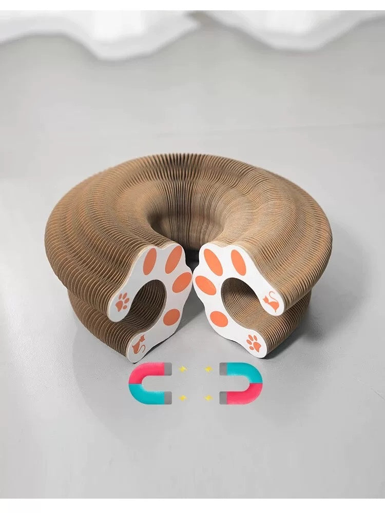 Folding Cat Scratcher, A Magical Foldable Toy
