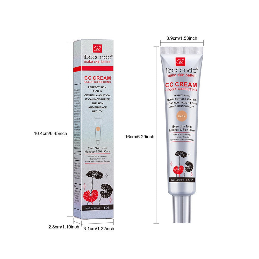 Moisturizing Correcting CC Cream Waterproof Anti-sweat Makeup Before Concealer Lasting Women Makeup Protect Skin Erborian Make