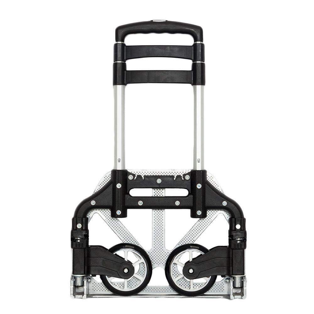 Portable Foldable Telescopic Trolley, Driver's Cart, Luggage Cart, Black