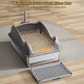 Large Stainless Steel Cat Litter Box