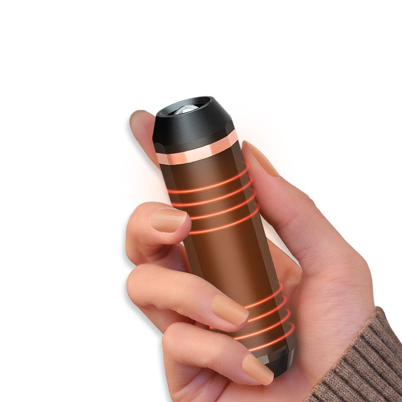 Hand Warmers Powerbank 2 Pack,  Electric Heat For Camping Hiking Hunting Golf Heater Reusable Portable Pocket Heater With Split Magnetic And Flashlight