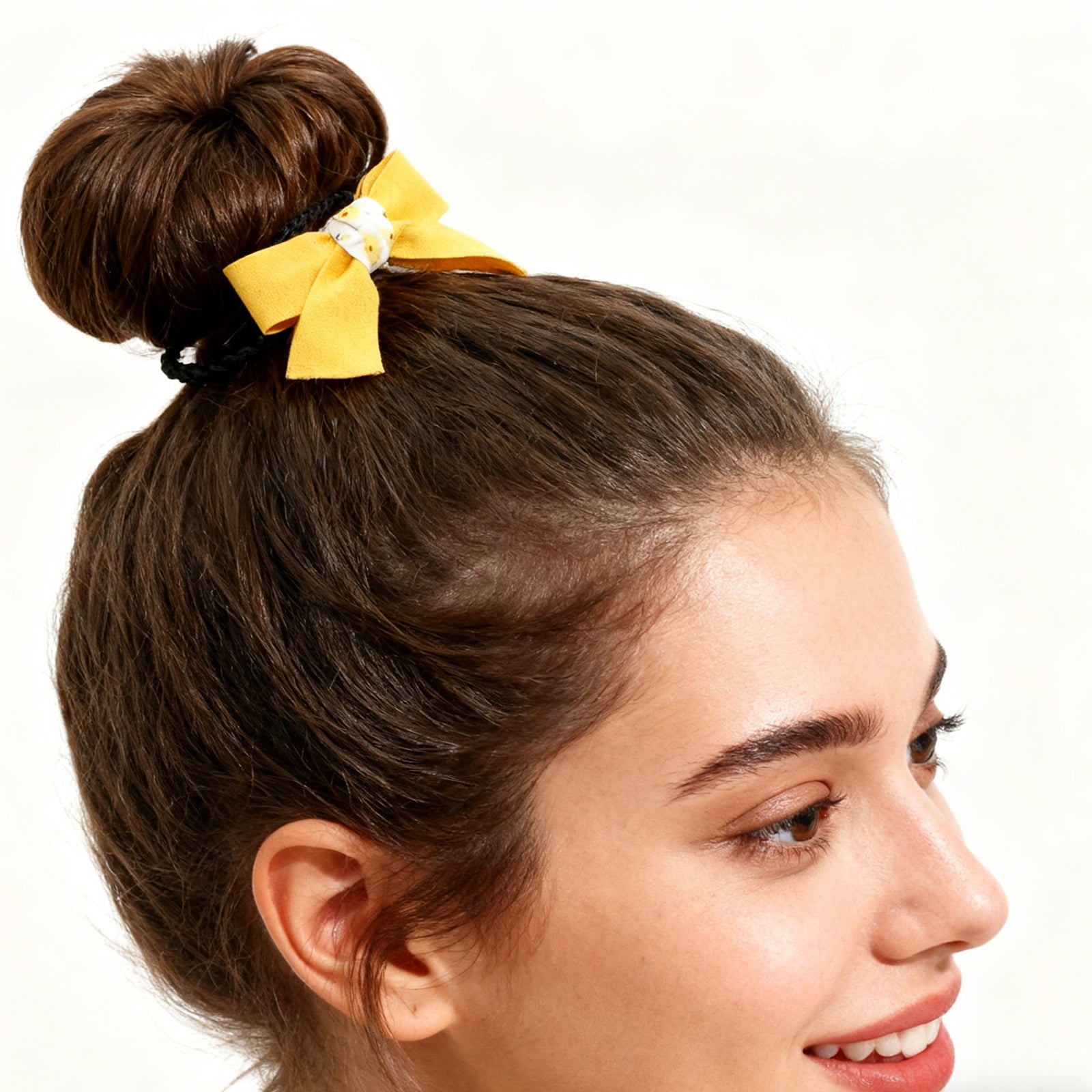 Bow Hair Ties-Yellow 9764
