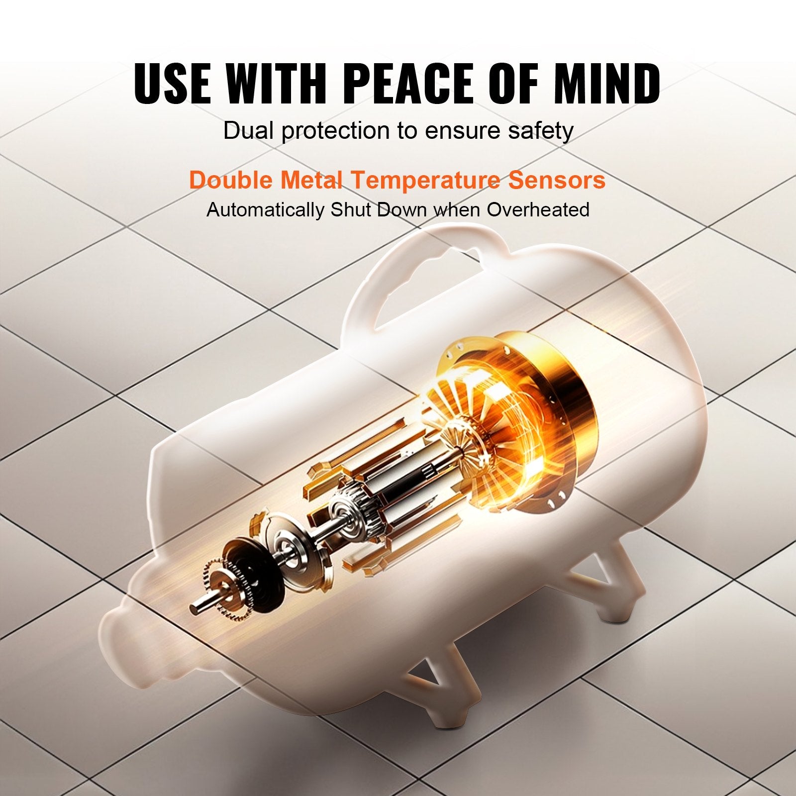 Dog Dryer, 2800W/4.3HP Dog Blow Dryer, Pet Grooming Dryer With Adjustable Speed And Temperature Control, Pet Hair Dryer With 4 Nozzles And Extendable Hose, Grey And Black